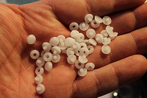 bottoni antivento per zanzariera AWITALIA - Bottoni Antivento per zanzariera da mettersi sul Bordo Laterale 30 Coppie (Made in Italy)