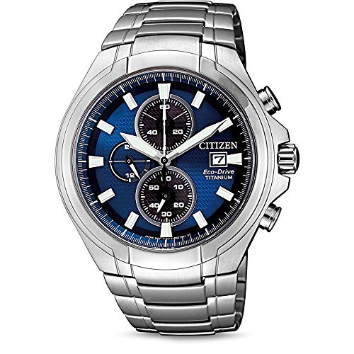 citizen eco drive radiocontrollato titanio 2018 Citizen Orologio Cronografo al Quarzo Uomo con Cinturino in Titanio CA0700-86L