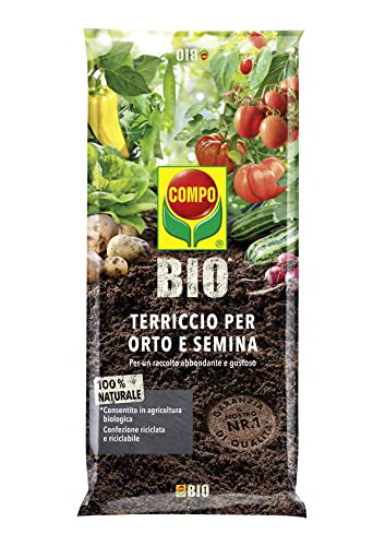 terriccio per orto COMPO BIO Terriccio per Orto e Semina, sacco 50 l