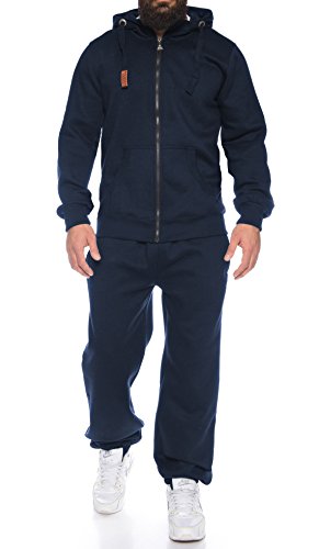 tute da passeggio uomo FINCHMAN 95W145 Finchsuit 1 Herren Jogging Anzug Trainingsanzug Darkblue L