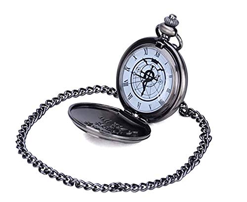 orologio full metal alchemist FullMetal Alchemist, Edward Elric - Orologio da taschino, colore: grigio scuro