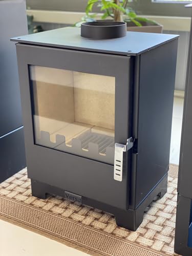 stufe a legna di piccole dimensioni 2018 Generic EEK A+ Verso piccola stufa a legna da 3 l, potenza da 5 KW, compatta ed efficiente, ideale per casa e giardino