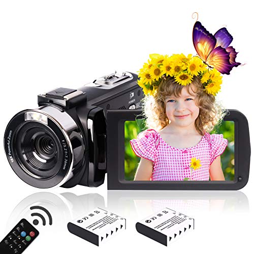 car camcorder istruzioni italiano Heegomn 2.7K HD Digital Camcorder per adolescenti/studenti/bambini,268x1520P Videocamera Beginner per YouTube Vlog