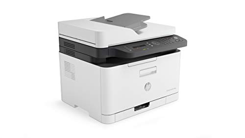stampante laser samsung colori 2018 HP Color Laser MFP 179fnw 4ZB97A, Stampante Multifunzione A4 a colori, Stampa, Copia, Scansiona, ADF, Fax, Wi-Fi, Wi-Fi Direct, Ethernet, HP Smart, USB 2.0, 18 ppm in b/n, 4 ppm, Bianca