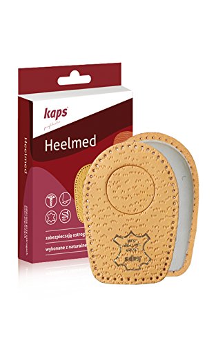scarpe adatte per spina calcaneare Inserti per Spina Calcaneare - Solette Per Scarpe Ortopediche - Pads in Pelle - Inserti Per Scarpe per Uomo e Donna - Allevia il Dolore al Tallone (41-43 EUR)