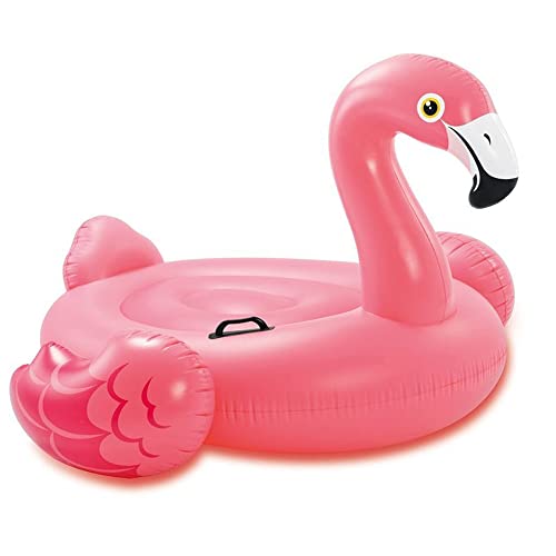 fenicotteri rosa gonfiabili Intex 57558 - Cavalcabile Fenicottero, Rosa, 142 x 137 x 97 cm, Multicolore