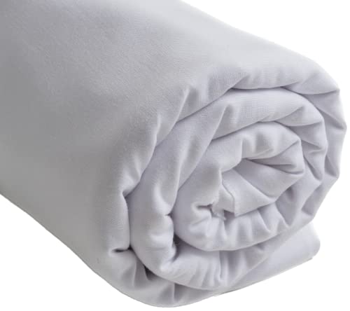 mussola di cotone al metro IPEA Tessuto in Cotone Bianco Leggero - 200 cm x 150 cm - Made in Italy - Tessuto al Metro per Cucito, Abbigliamento, Fodere, Arredamento, Accessori, Patchwork, Stoffa Tinta Unita per Cucire