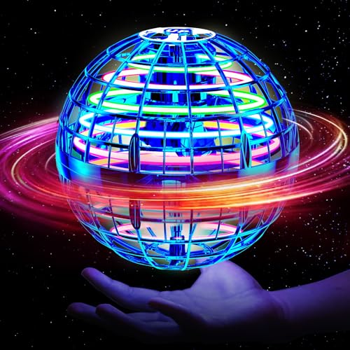 palla volante gioco Ivtivfu Palla Volante (Blu) Giochi Flying Ball Hover UFO Spinner Palla Magica Boomerang Giocattoli Volanti Bambini Regalo di 6 7 8 9 10 12 Anni