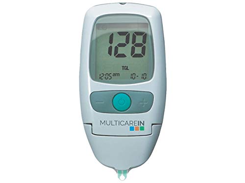 macchinetta per misurare il colesterolo Multicare In - Kit Multiparametrico di Colesterolo, Trigliceridi e Glucosio, Manuale Italiano