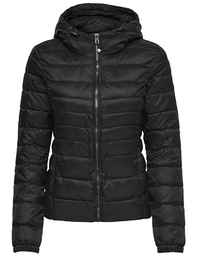 piumino 30 grammi Only Short Quilted Jacket Giacca, Nero (Black), M Donna
