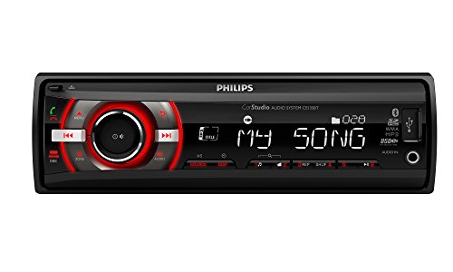 autoradio bluetooth microfono esterno Philips CE235BT Autoradio Bluetooth + EDR Mechanic Free - Autoradio, Vivavoce, Lettore MP3 e USB/SDHC, Equalizzatore, Sintonizzazione Automatica Digitale, Plug & Play (FM/AM)