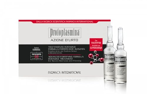fiale anticaduta protoplasmina Protoplasmina Capelli Azione D'urto 6 Fiale Da 8ml Anticaduta E Rinforzante