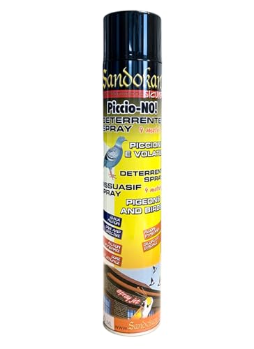 dove comprare veleno per piccioni Sandokan Repellente per Piccioni Piccio-No! Allontana piccioni e volatili - Dissuasore Disabituante Deterrente Spray