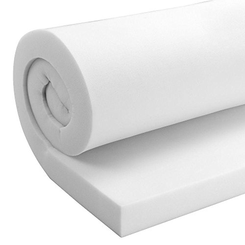 gommapiuma a metro TENDAGGIMANIA Gommapiuma per Imbottitura Cuscini Divani, Sedie, Poltrone Alta Densità 25 - Spessore 3 CM - Misure Personalizzabili - Lastra Gommapiuma Comfort Elevato