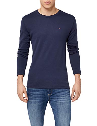 maglie lunghe uomo Tommy Jeans Maglietta Maniche Lunghe Uomo TJM Original Maniche Lunghe, Blu (Black Iris), M