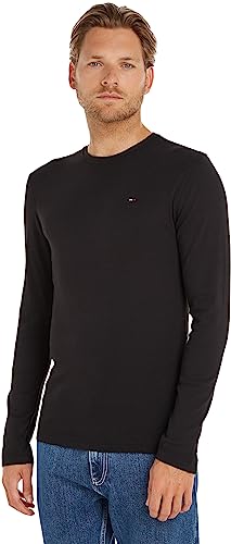 maglia sottogiacca uomo Tommy Jeans Maglietta Maniche Lunghe Uomo TJM Original Maniche Lunghe, Nero (Tommy Black), M