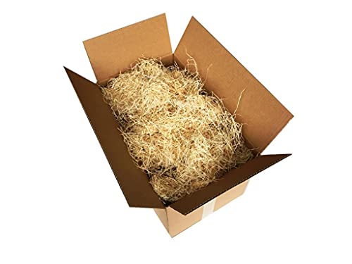 paglia per imballaggio TRUCIOLO LEGNO PER CESTE 1KG Paglia in legno naturale per confezioni natalizie pasquali e cesti regalo, imballo di lana di legno essiccata da riempimento