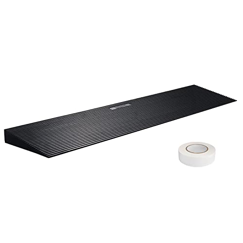 rampe in gomma per garage VEVOR Rampa per Soglia in Gomma Altezza 3cm Capacità Carico Max. 15 Tonnellate, Rampa per Soglia Tagliare Liberamente Dimensioni Generali 90x20x3 cm, Rampa Soglia Antiscivolo per Salita Facile 5,2 kg